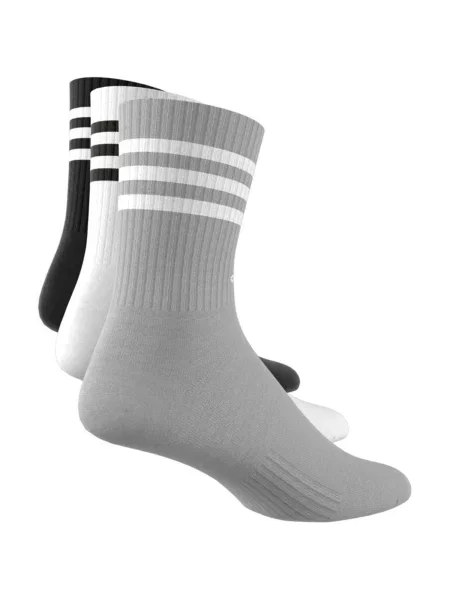 Prugaste čarape Adidas Sportswear bijela