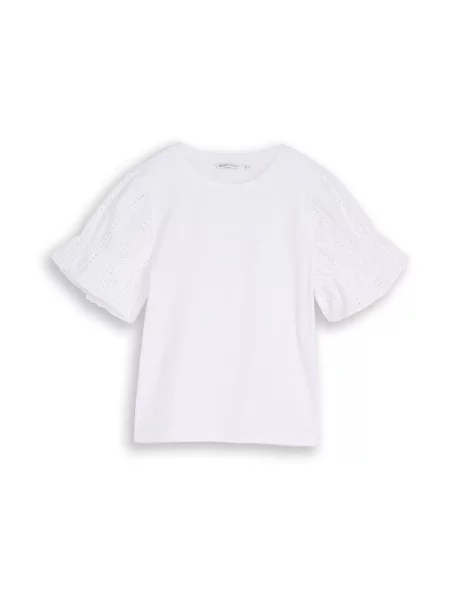 TOM TAILOR DENIM Tricou alb