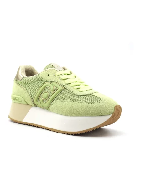 Sneakersy Liu Jo skórzane zielone