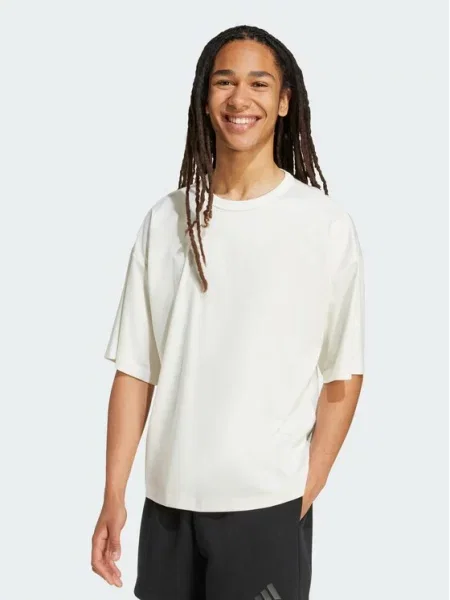 Adidas T-Shirt Soft Lux Kremowy