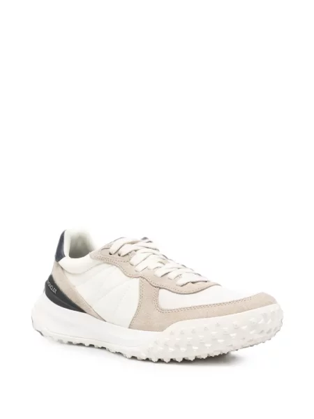 Sneakerși Moncler cu tepi alb