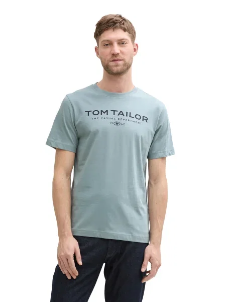 TOM TAILOR Tricou marin / verde albastru