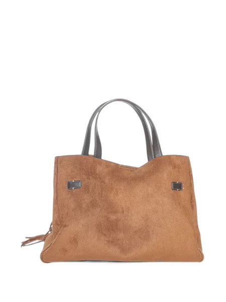 Geantă Dkny cu franjuri maro