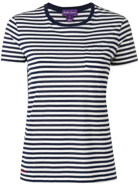 Tricou Ralph Lauren Collection cu dungi albastru