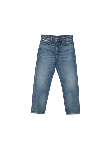 Jeansy Calvin Klein niebieskie