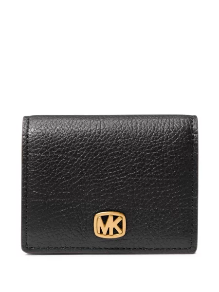 Portofel Michael Kors din piele cu autograf negru