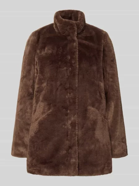 Płaszcz o kroju regular fit z imitacji futra model ‘VIDA’ Only