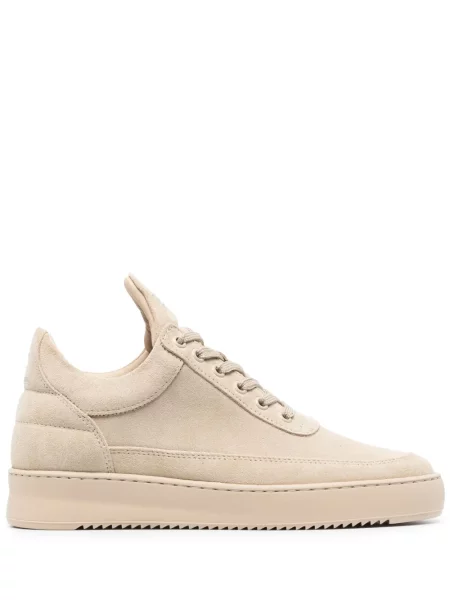 Sneakerși Filling Pieces cu broderie din piele de căprioară