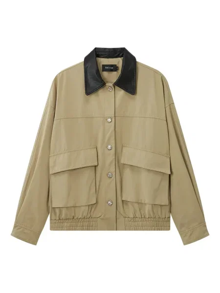 Kołnierzykowy kurtka Tout A Coup brązowa