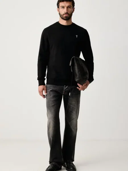 Trussardi hanorac pentru bărbați din negru