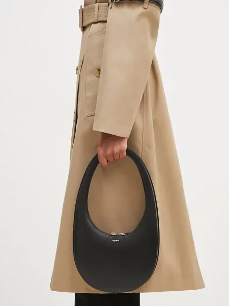 Coperni bőr táska Swipe Bag fekete