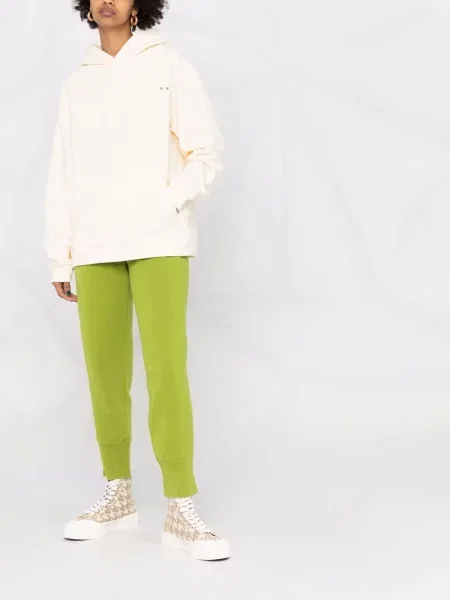 Pantaloni de jogging Alberta Ferretti tricotate verde