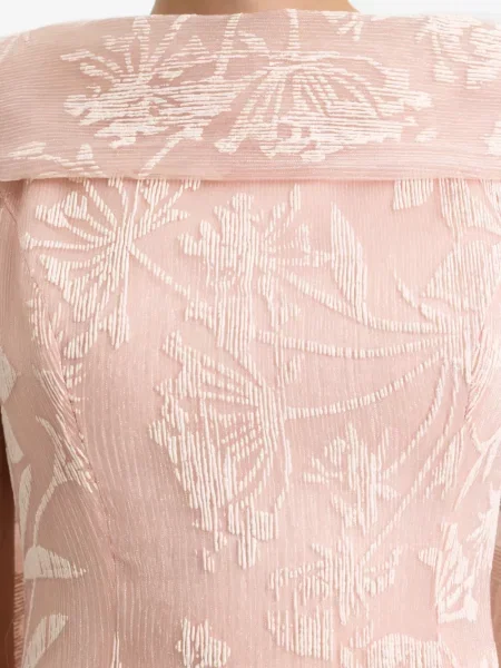 Gulerat rochie maxi Gemy Maalouf roz