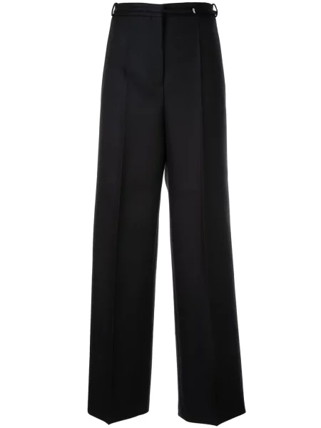 Pantaloni palazzo Jil Sander albastru