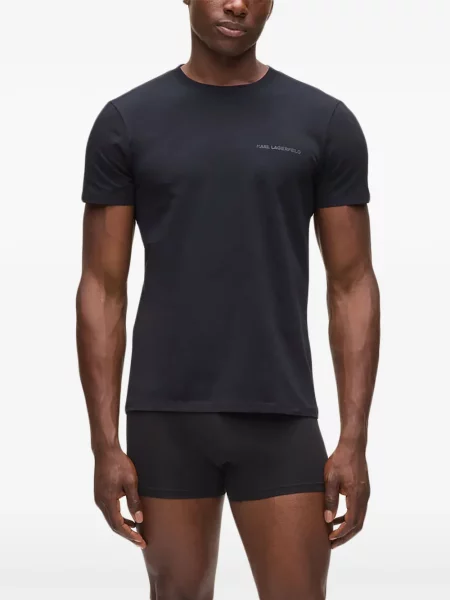Tricou Karl Lagerfeld cu imagine negru