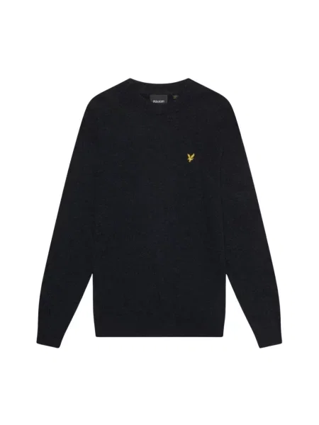 Sweter Lyle & Scott wełniany niebieski