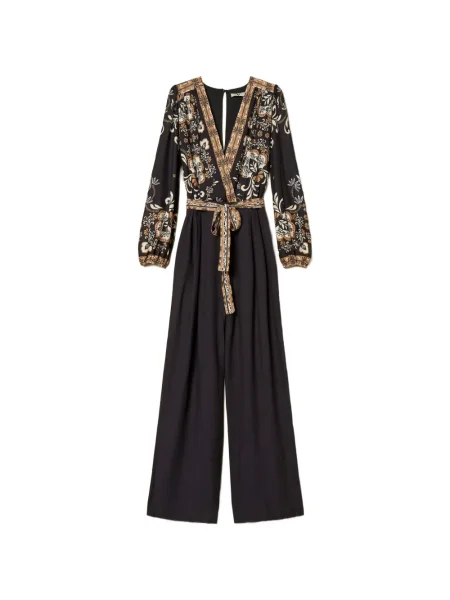 Salopetă Twinset cu legături negru