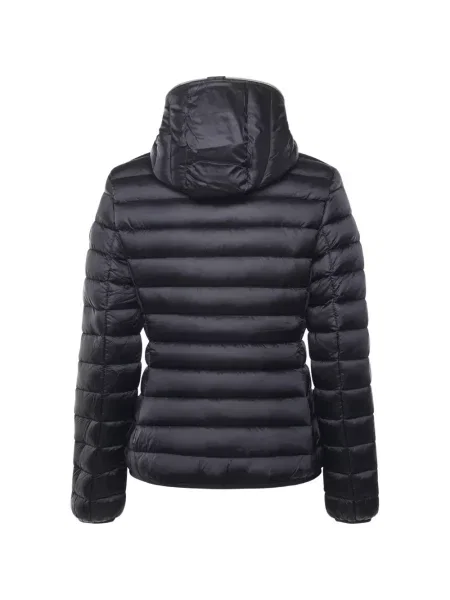 Palton Save The Duck cu glugă negru