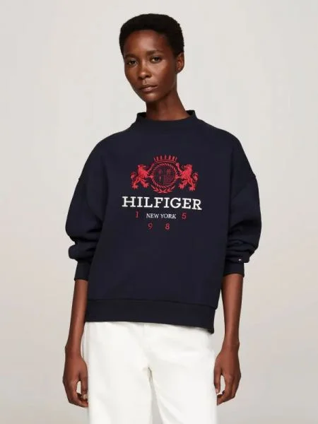 Tommy Hilfiger Hanorac varsity negru