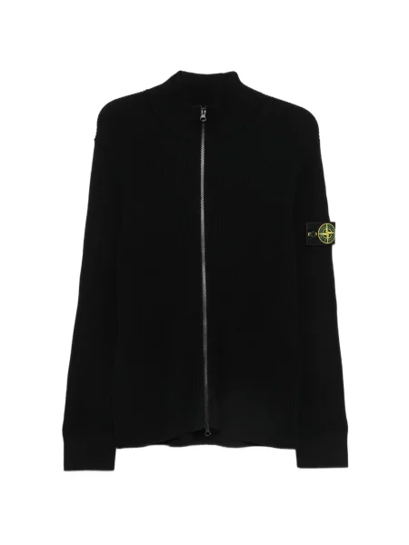 Pulover Stone Island tricotate cu strasuri negru