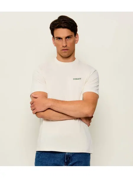 Napapijri Tricou S-Yose SS | Relaxed fit alb