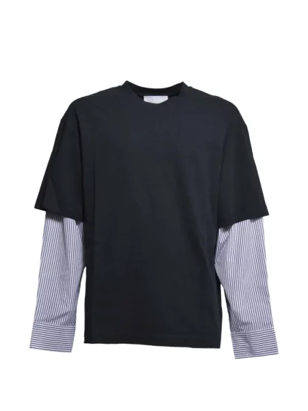 Tricou Jil Sander cu dungi albastru