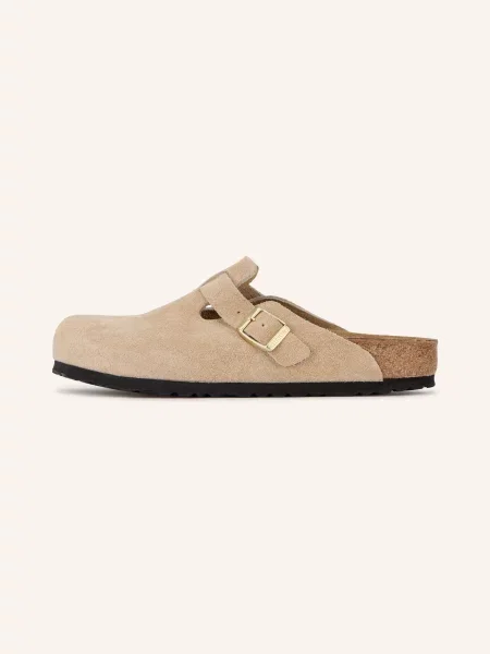 Birkenstock Pantofle Boston Leve / zlatá béžová