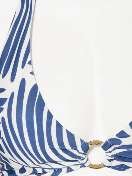 Darling Harbour Bikiny S Vázáním Za Krkem 59 smoked blue modré