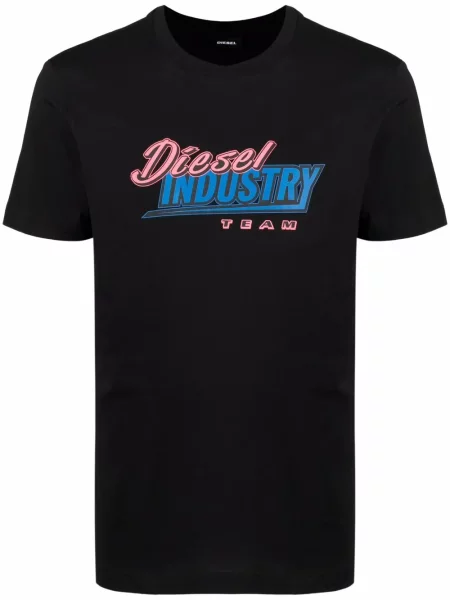 Μπλούζα Diesel με σχέδιο μαύρο