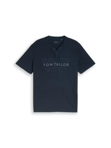 TOM TAILOR Tricou închis albastru