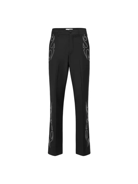 Spodnie Philipp Plein z ćwiekami czarne