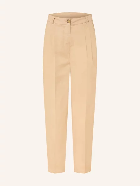 Darling Harbour Spodnie beige beżowe