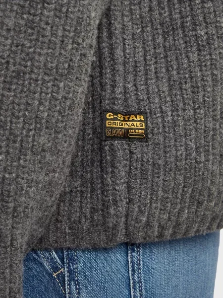 Вовняний светр G-star Raw сірий