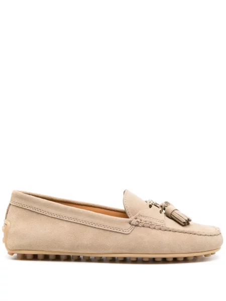 Pantofi loafer Tod's din piele de căprioară