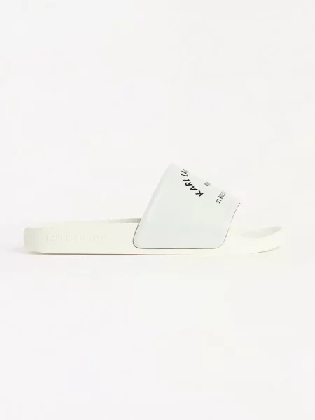 Karl Lagerfeld papuci KONDO femei alb