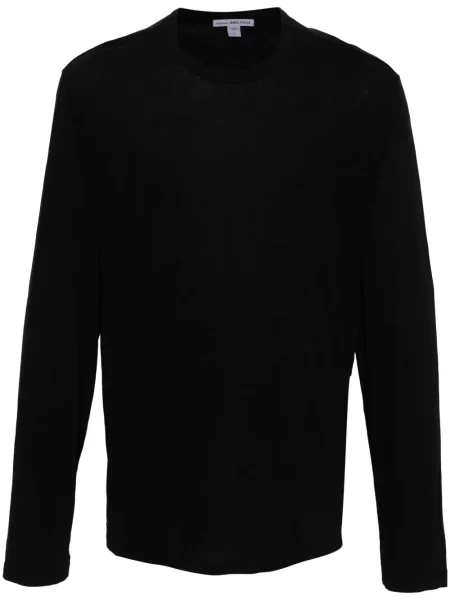 Tricou James Perse lung negru