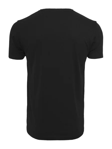 Mister Tee Póló ACDC Back In Black ezüstszürke / fekete fehér