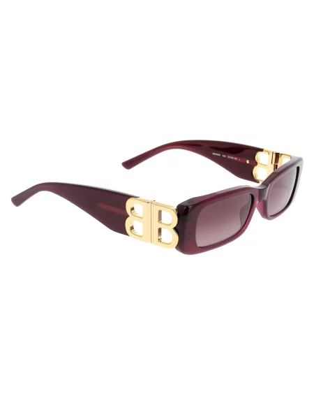 Okulary przeciwsłoneczne Balenciaga Dynasty czerwone