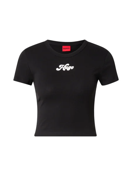 HUGO Majica / bela črna