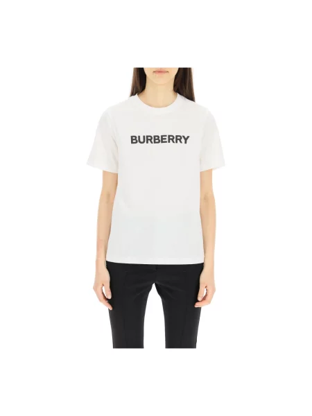 Koszulka Burberry z logo biała