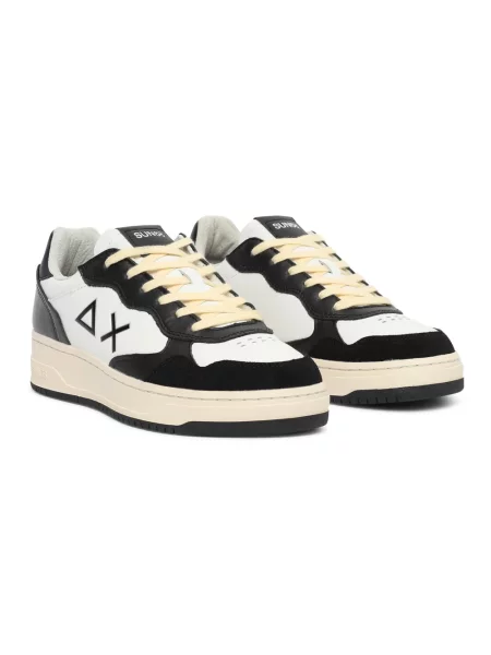 Sneakersy Sun68 zamszowe czarne