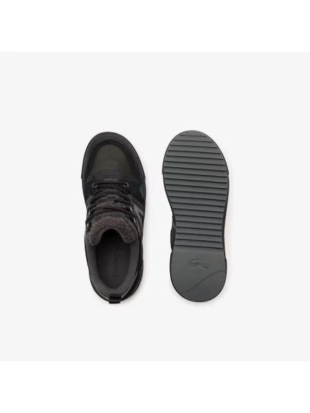 Lacoste Buty Sportowe Zimowe Ze Skóry Naturalnej czarne