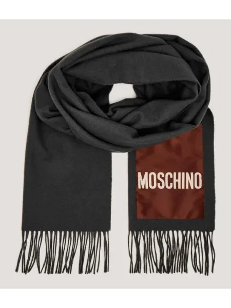 Moschino De lână șal negru