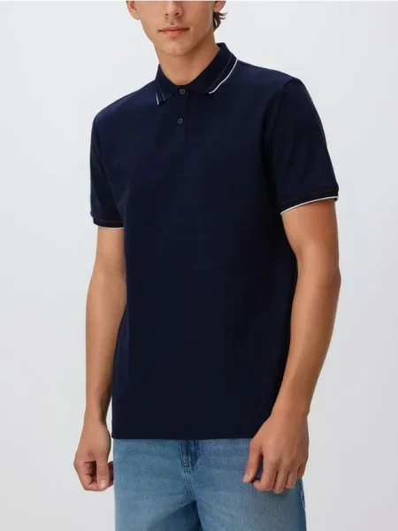 Reserved MEN`S POLO bleumarin