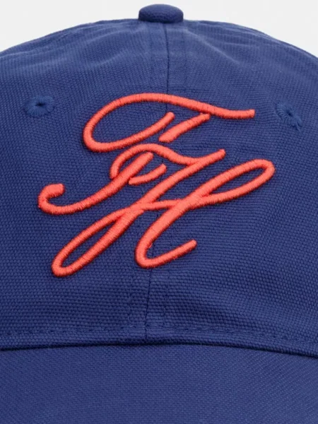 Tommy Hilfiger Kapa s šiltom Logo Embroidery Baseball Cap Mornarsko modra