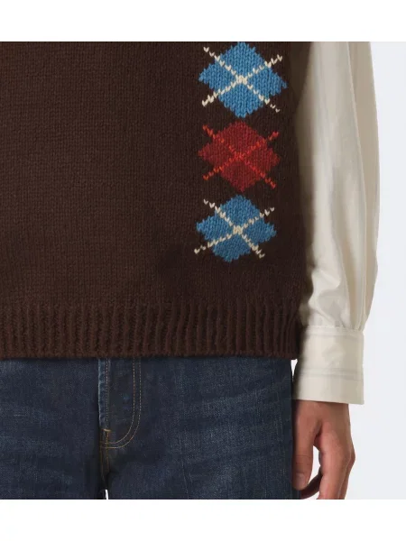 Vestă Visvim de lână maro