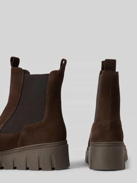 Buty chelsea z naturalnej skóry ze skóry bydlęcej Tamaris