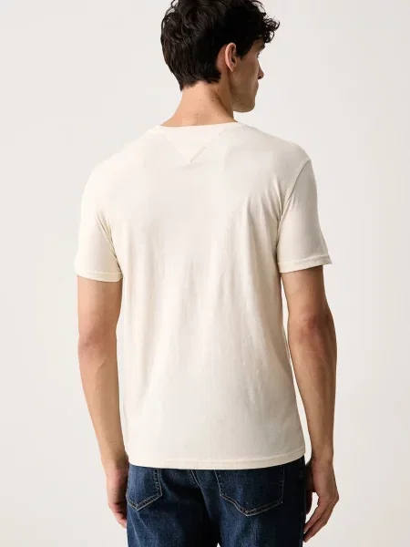 Tommy Jeans T-shirt beżowa