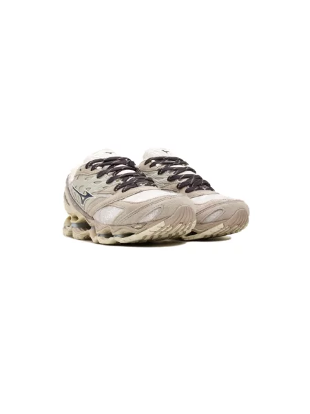 Sneakersy Mizuno skórzane beżowe