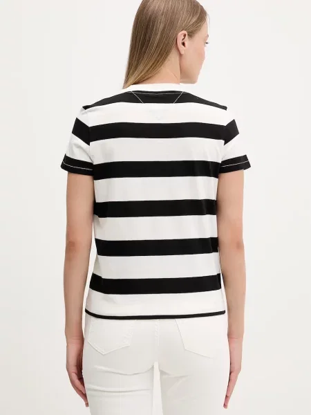 Tommy Jeans Koszulka schwarz czarna